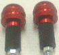 Red Anodized Bar End 